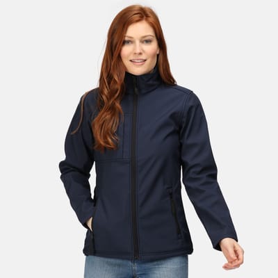 Regatta - Dames Professional Octagon II Waterdichte Softshell Jas (Navy/Zwart)