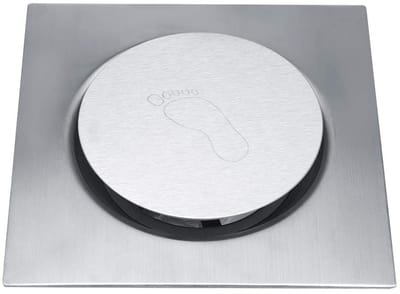 Dailygoods- Doucheafvoer RVS - Afvoerputje - Doucheafvoerkap Haarvanger - Afvoerputje Zeefje - Douche Afvoerdeksel - Hoge Kwaliteit
