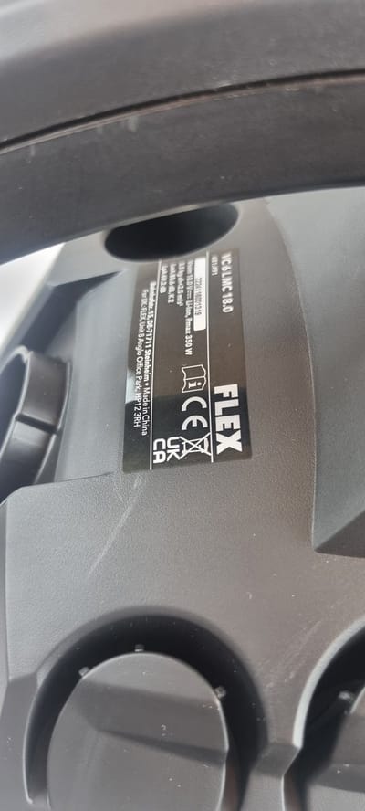 FLEX VC 6 L MC 18.0 SETVERSIE COMPACTE ACCU VC6 STOFZUIGER 5AH KIT 481.491 stofklasse L + accessoires + stofzak + 2 accu's 445.886 + lader 483.745