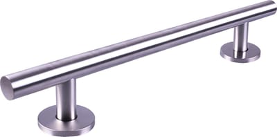 Aidapt RVS rechte handgreep - Geborstelde afwerking 62 cm - Zilver