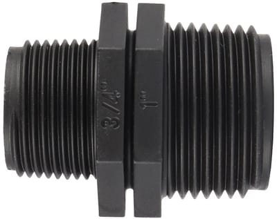 Talen Tools - Verloopnippel - Voor binnendraad - Kunststof - Van 1 naar 3/4 inch