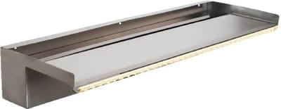 Heissner waterval element roestvrij staal met LED, 60 cm