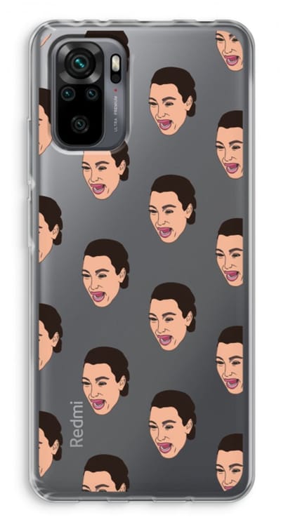 Case Company® - Hoesje geschikt voor Xiaomi Redmi Note 10 Pro hoesje - Ugly Cry Call - Soft Cover Telefoonhoesje - Bescherming aan alle Kanten en Schermrand