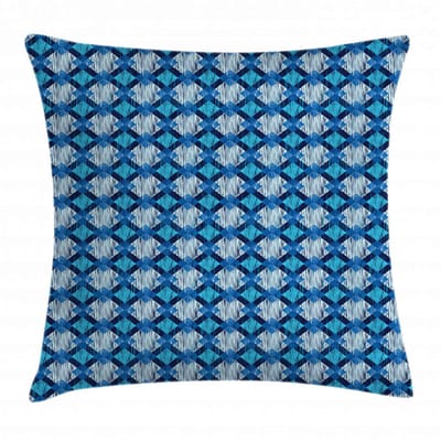 ABAKUHAUS Ikat Kussenhoes – 40x40 cm – Dubbelzijdig gedrukt – Multicolor