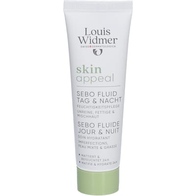 Louis Widmer SkinAppeal Sebo Fluïde Dag En Nacht Zonder Parfum Tube 30ml
