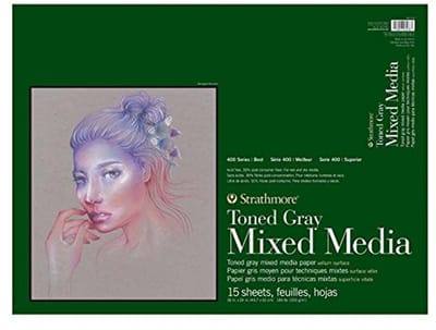 Toned Grey Mixed Media Pad 18" x 24" voor Creatieve Projecten