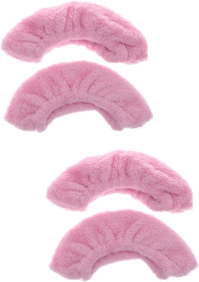 Schaatshoezen - Schaatsbeschermers - Schaatsen Beschermen - Zacht Pluche Materiaal - Maat S - Roze