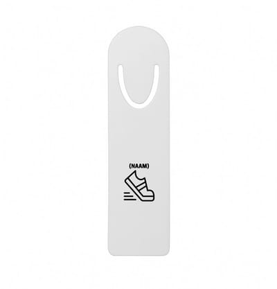 Hacebo® - Hardloopschoen metalen boekenlegger - Hardlopen - Hardloper - Sport Bladwijzer boekenleggers - 12.7 cm x 3.2cm
