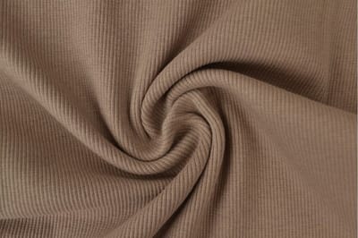 Onlinestoffenwinkel.nl Rib boordstof - Taupe - 1 meter - 60cm breed
