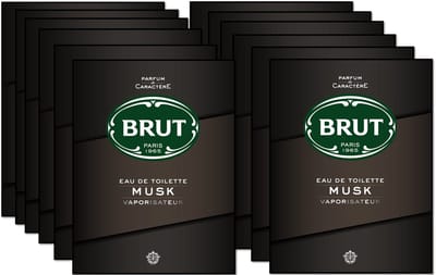 Brut Musk - Eau de Toilette Spray - 12 x 100 ml Voordeelverpakking