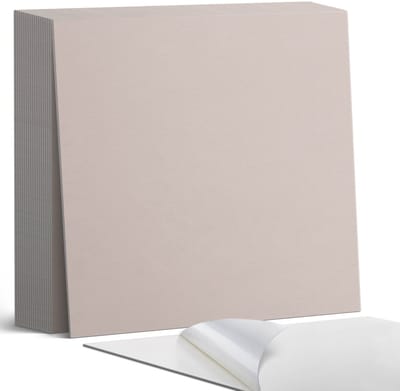Coloray Plaktegels - Beige Zelfklevende Tegels - 20 cm x 20 cm - Beige Plaktegels - 20 stuks - Vierkant PVC Tegels - Plaktegels Badkamer - Plaktegels Vloer - Vinyl Tegels Zelfklevend - Wandtegel Zelfklevend