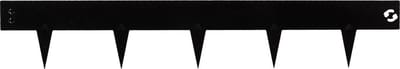 Talen Tools - Borderrand - Kantopsluiting - Zwarte coating - Koppelbaar - 100 x 7,5 cm
