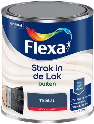Flexa - Strak In De Lak Buitenlak Hoogglans - T9.26.21 - Mengverf - 1 L