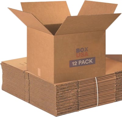 Extra grote verhuisdozen 20" x 20" x 15" voor opslag en verzending - Verpakking van 12