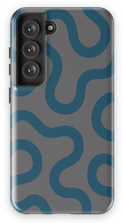 DripCase Motion Flow Tough Hoesje Samsung Galaxy S23 | Backcover met Mag | Trendy Design | Valbescherming | Shadow Waves