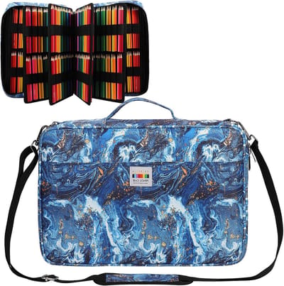 Grote Capaciteit Pennen Etui voor 480 Kleurpotloden, Waterdicht Organiser voor Tekenmateriaal, Kleurpotloden, Fineliners en Markers
