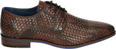 Berkelmans - OULTON 2510050329 - Nette herenschoenenHeren veterschoen - Kleur: Cognac - Maat: 46