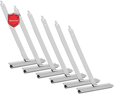 Rolluikveer Maxi - Hoogwaardige Ophangveer voor Rolluiken - Set van 6 Stuks voor Profielen 52 & 55 mm