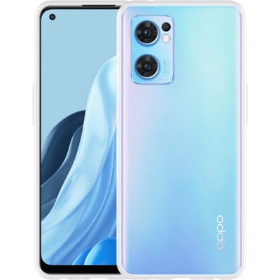 Just in Case OPPO Find X5 Lite Siliconen (TPU) Hoesje Doorzichtig Standaard