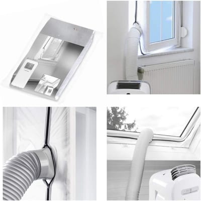 REN®Raamafdichting Airco - Raamafdichting Mobiele Airco - Raamafdichting Airco Universeel - Wit - 45cm x 100cm x 100cm
