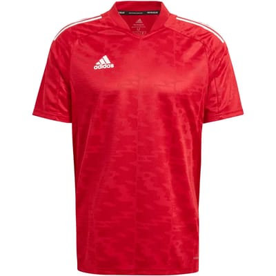 Adidas Condivo 21 Shirt Korte Mouw Heren - Rood | Maat: XS