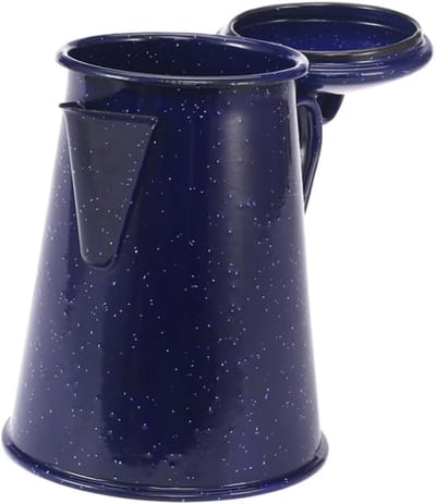 Fluitende Waterkoker - Theepot Emaille - Thee Zetten - Duurzaam Emaille - 1.2 Liter - Blauw