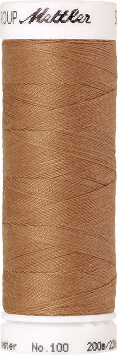 Amann Mettler Seralon Naaigaren – Toffee (1121) – 200 m – No. 100 – 100% Polyester – Per Stuk