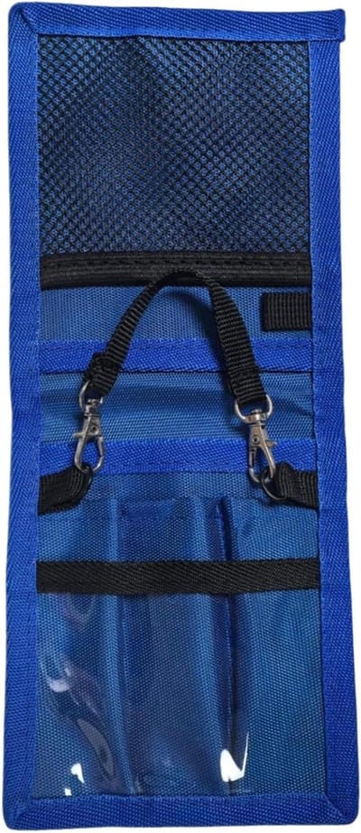 Heuptas Verpleegkundige - Verpleegtas Taille - Medische Organisatie - Meerdere Compartimenten - 26 x 12 cm - Blauw