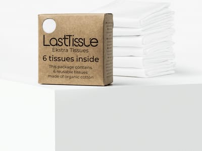 LastTissue navulverpakking herbruikbaren zakdoekjes - 6 tissues