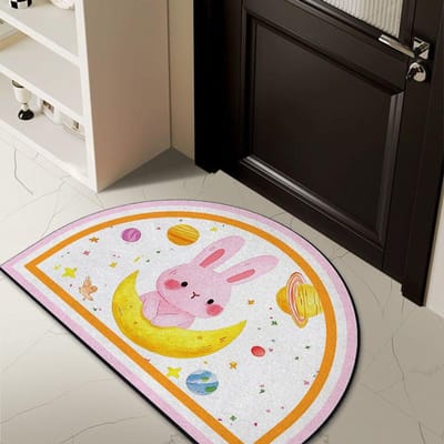 Entree Deur Cartoon Zijde Vloermat Huishoudelijke Entree Deur Deur Vuilmat Buiten Vuilafstotend Stofverwijdering Kan Op Maat Worden Gemaakt Tapijt 40 * 60CM Silk Ring