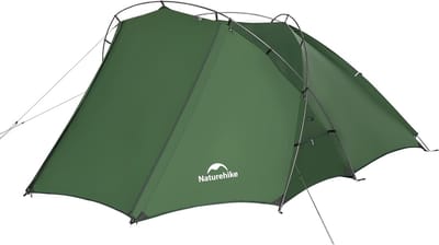 Ultralichte Koepeltent voor 2 Personen - 3-4 Seizoenen Waterdichte Campingtent met Ruime Voortent en Eenvoudige Montage