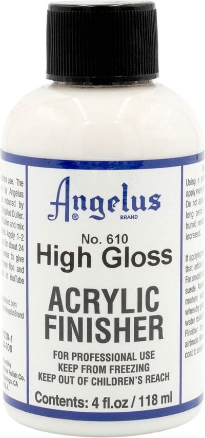 Angelus Acryl Finish voor leerverf - Hoogglans afwerking - Vernis - 118ml