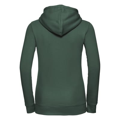 Russell Dames/Dames Authentic Hoodie (Fles groen)