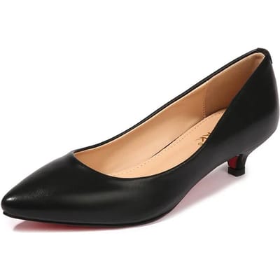 Dames Lage Kleine Hoge Hakken Schoenen Korte Gelakt Leer Pumps Grote Maat 41/42/43 Dames Werk Kantoor Schoenen Bruids Chaussures Femme 34 beige