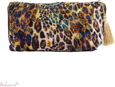 Imbarro Home & Fashion Pouch - Toilettas -Nature - Velours