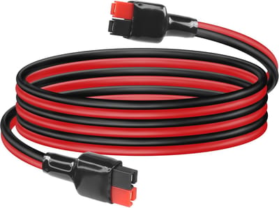 14AWG Zonneverlengsnoer 4.9FT 45A Batterij Adapter Kabel voor Zonne-energie Draagbare Stroomvoorziening