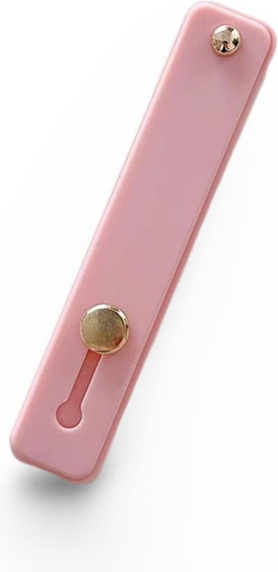 Peachy Telefoon Grip Band Vingerlus Houder voor Smartphone - Roze