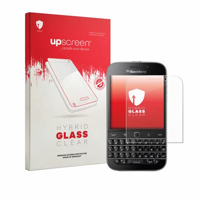 upscreen - Screenprotector voor Blackberry Classic Q20 - Folie Beschermfolie Beschermglas transparant