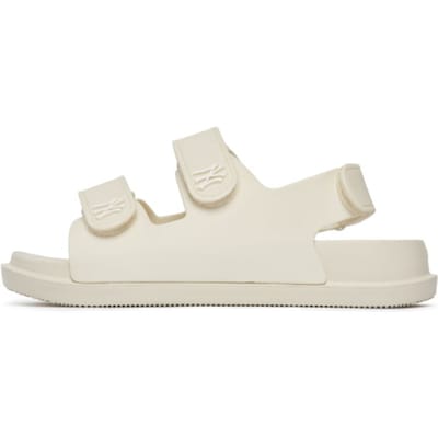 Sandales de Sport Décontractées Polyvalentes Tendance MLB Sandales Unisexe Blanc Cassé 3ASDSD123-50CRS 42.5 white
