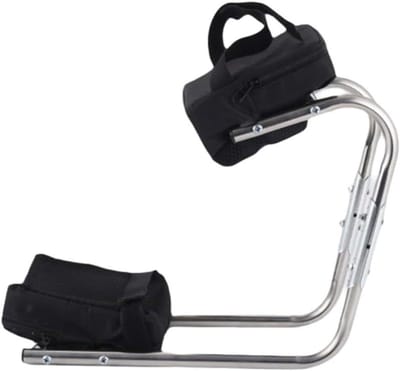 Tuin Kniebank - Knieler Zitje - Comfortabel Tuinieren - Verstelbaar Met Opbergvak - 46 x 38 x 19 cm - Zwart