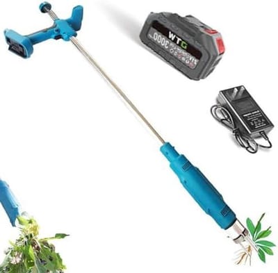 Elektrische Onkruidtrekker - Staande Wortelverwijderaar - Gazon Onderhoud - Lichtgewicht Ontwerp - N.v.t. - Zwart