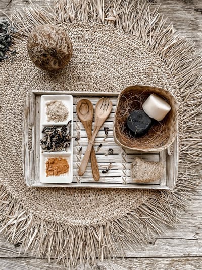 Monnarita - Teak Bestekset - Handgemaakt - Ecologisch