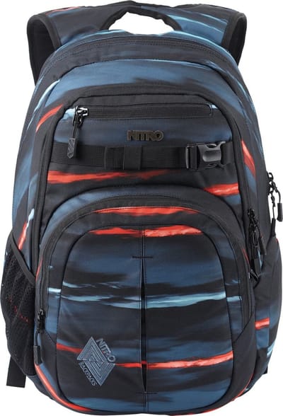 NITRO Vrije tijd rugzak Rugzak met laptopvak Daypacker Collection Chase Backpack 35L Acid Dawn Blauw Veelkleurig