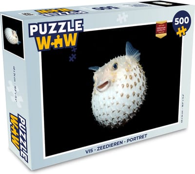 Puzzel Vis - Zeedieren - Portret - Legpuzzel - Puzzel 500 stukjes