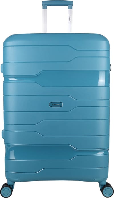 Decent ONE-CITY Grotemaat koffer 76X51X28 cm – Reiskoffer met wielen - Lichtgewicht koffer – Reiskoffer midden - Veilig TSA Cijferslot – Spinner uitbreidbaar trolley - PETROL