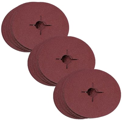 115mm Schuurvliegenschijven 60 Grit Medium voor 4-1/2" Steunschijf Professioneel Gebruik 30 Stuks
