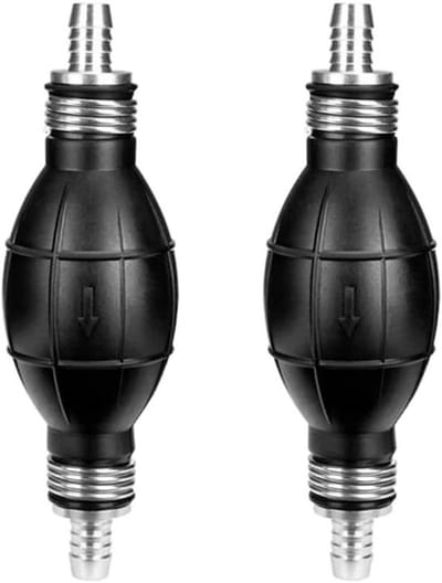 Brandstofpomp Primer Bulb - Handpomp Diesel Gas - Brandstof Toevoeren - Eenvoudig Effectief Hulpmiddel - 10mm Aansluiting - Zwart
