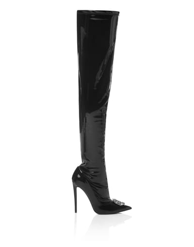Laarzen Hakken Overknees Gothic Plein