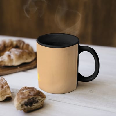 Magische Mok - Foto op Warmte Mokken - Koffiemok - Badeend - Handdoek - Kleurrijk - Magic Mok - Beker - 350 ML - Theemok