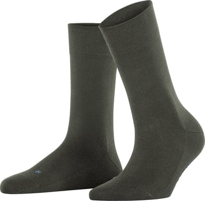 FALKE Sensitive New York met comfort tailleband lyocell sokken dames groen - maat 39-42